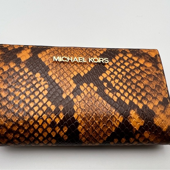 Michael Kors Marigold Snakeskin Wallet - Picture 2 of 6